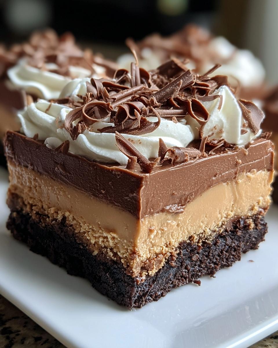 Chocolate Peanut Butter Dream Bars - detail 1