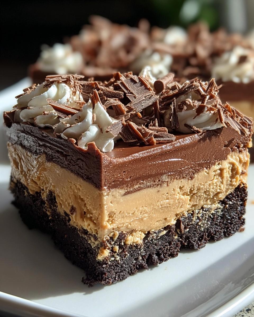 Chocolate Peanut Butter Dream Bars - detail 2