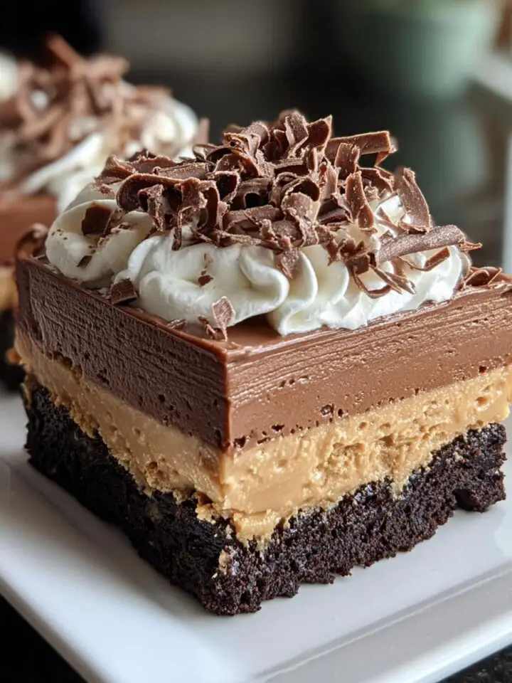 Chocolate Peanut Butter Dream Bars