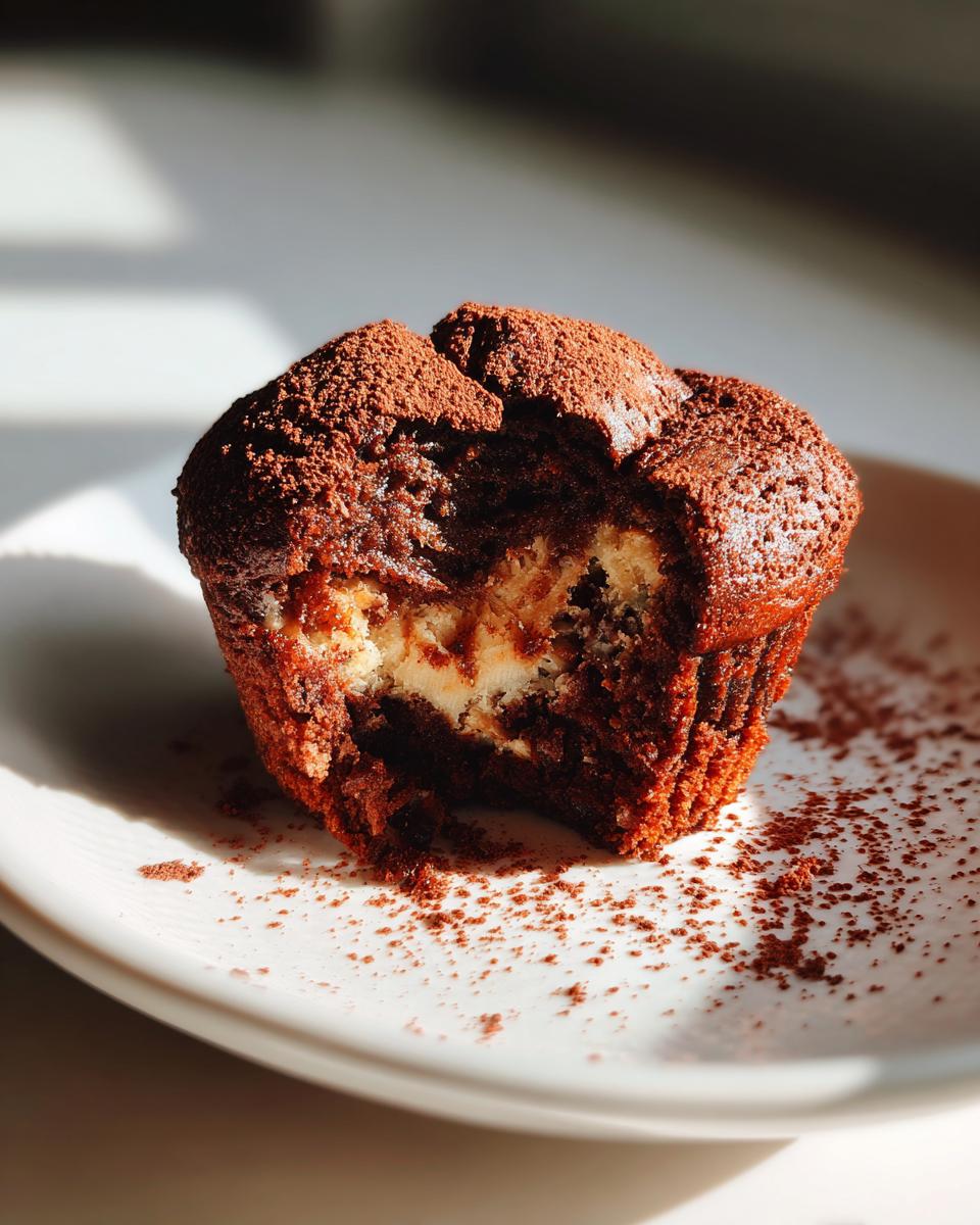 Chocolate Peanut Butter Muffins - detail 3