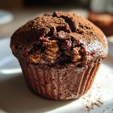 Chocolate Peanut Butter Muffins