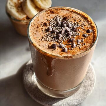 Chocolate Peanut Butter Protein Smoothie