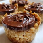 Chocolate Peanut Butter Rice Krispie Cups