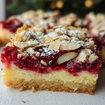 Christmas Cheesecake Bars
