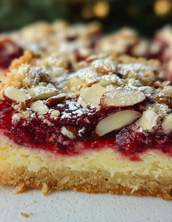 Christmas Cheesecake Bars