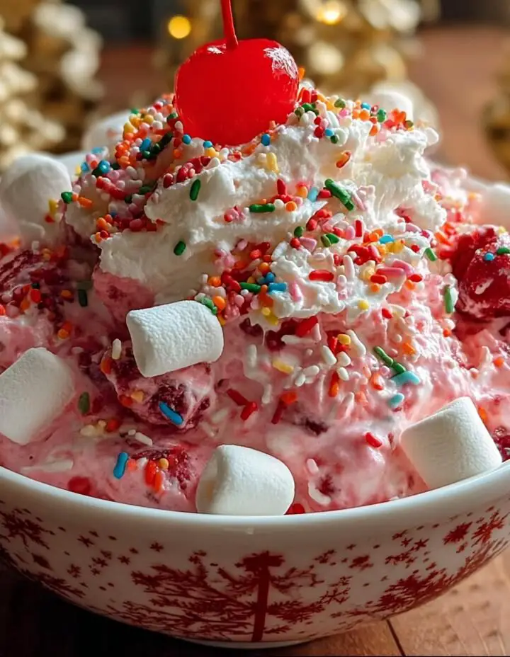 Christmas Cherry Fluff Recipe