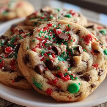 Christmas Chocolate Chip Cookies