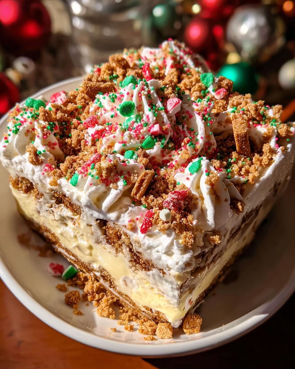 Christmas Cookie Lasagna - detail 1