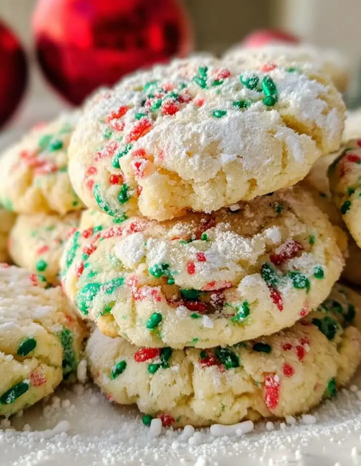 Christmas Gooey Butter Cookies