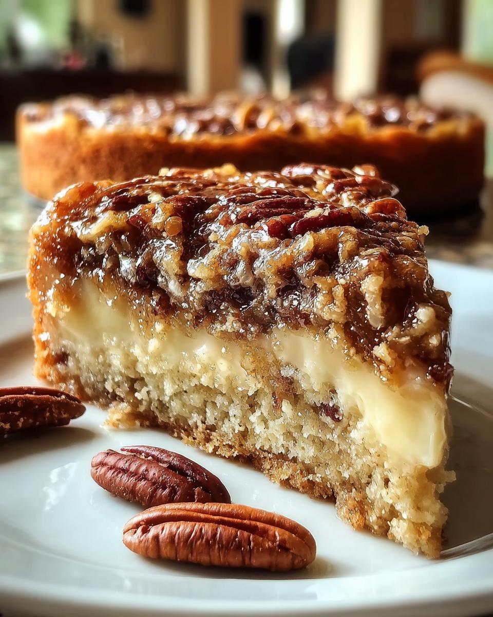 Christmas Gooey Butter Pecan Cake - detail 1
