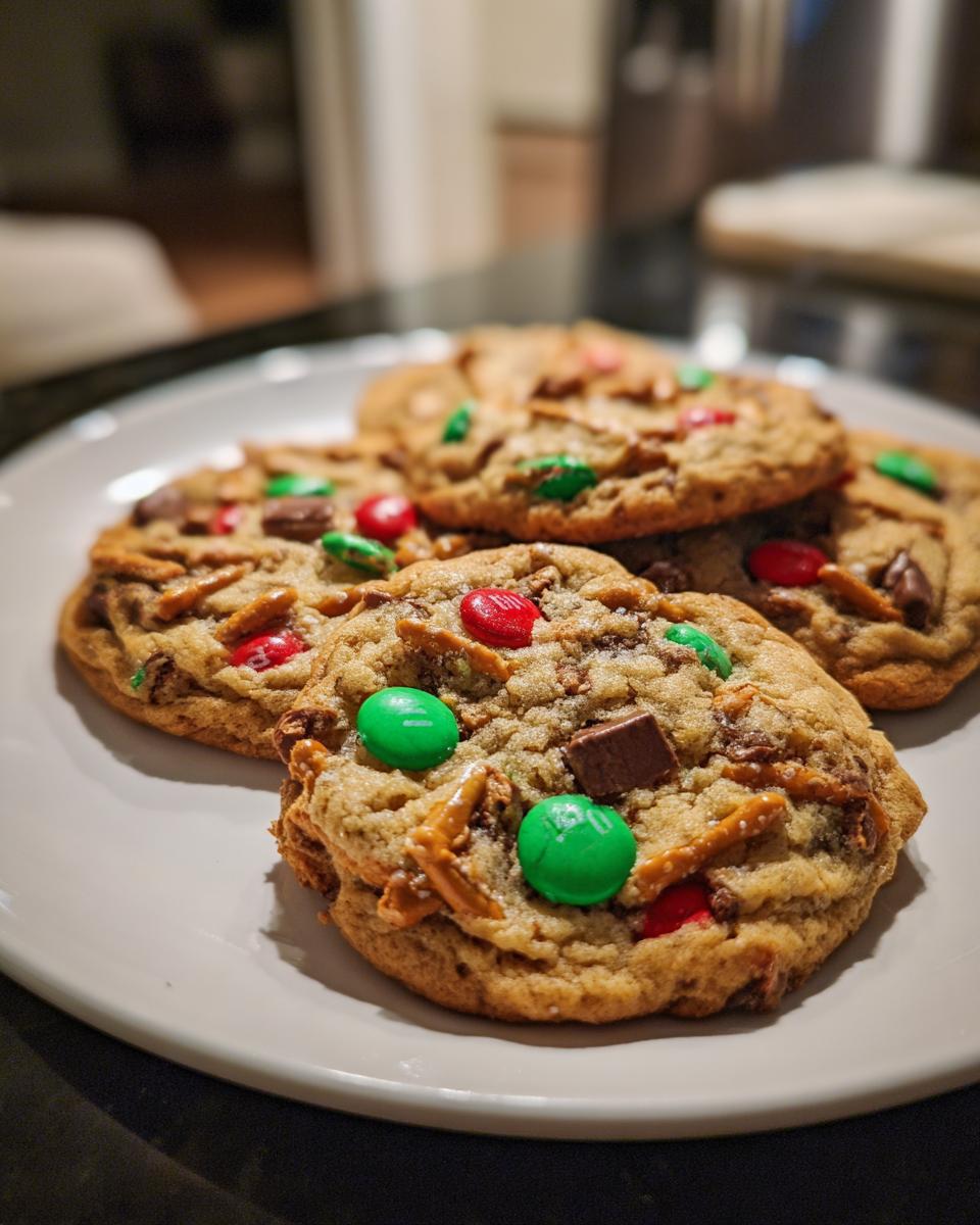 Christmas Monster Cookies - detail 2
