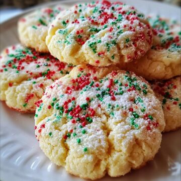 Christmas Ooey Gooey Butter Cookies