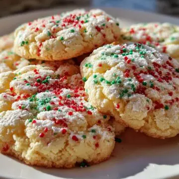 Christmas Ooey Gooey Butter Cookies