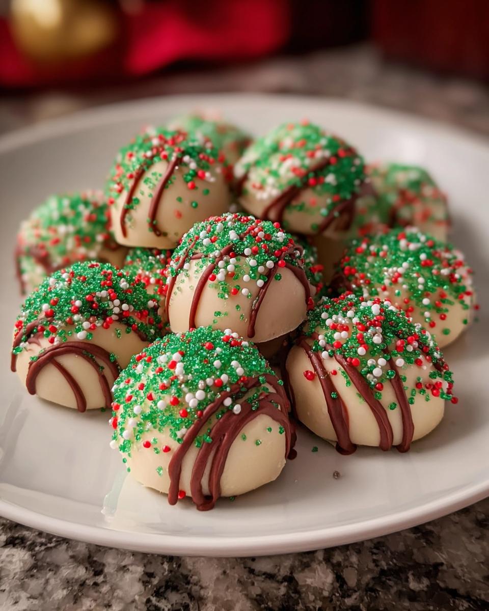 Christmas Tree Cake Truffles - detail 1