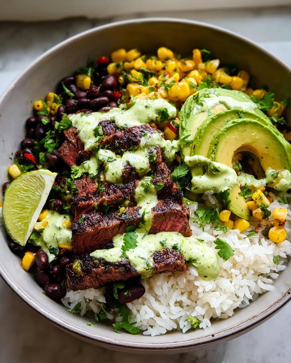Cilantro Lime Steak and Rice Bowls - detail 1
