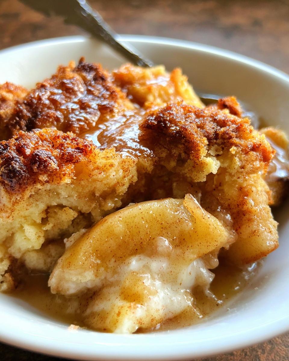 Cinnamon Apple Cobbler - detail 2