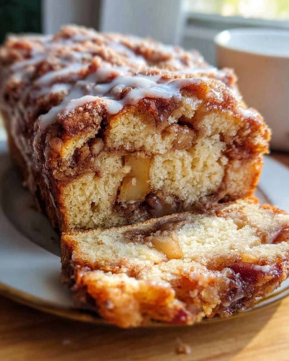 Cinnamon Apple Fritter Bread - detail 1