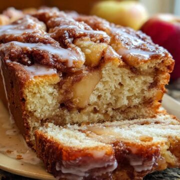 Cinnamon Apple Fritter Bread