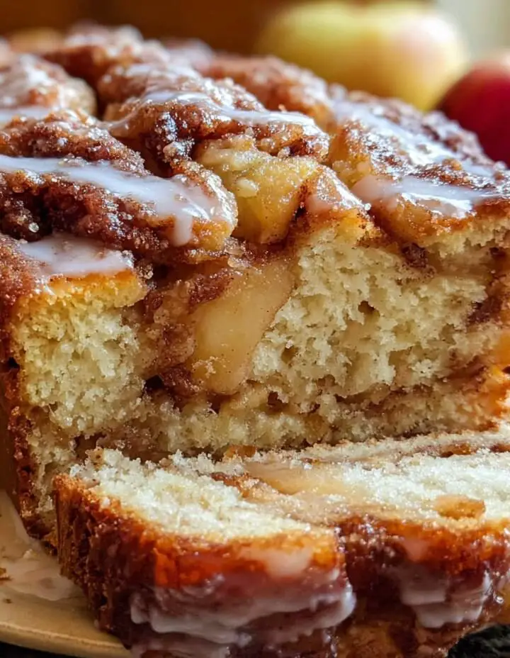 Cinnamon Apple Fritter Bread