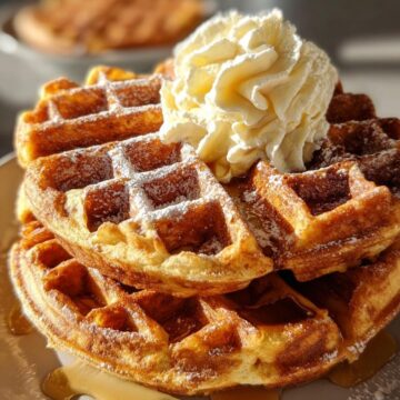 Cinnamon Brown Sugar Waffles