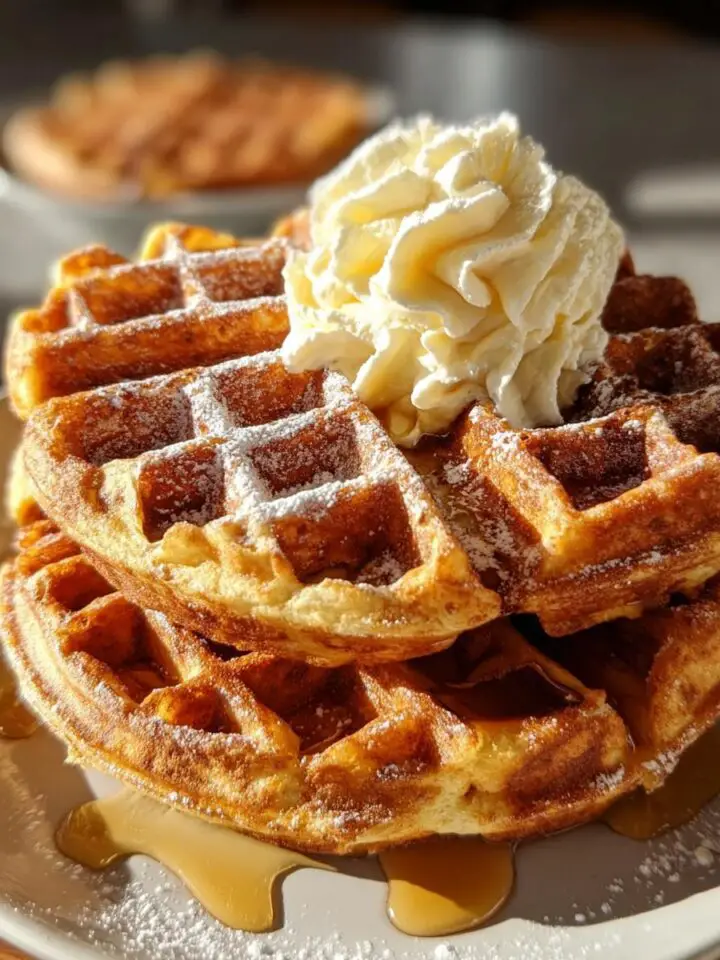 Cinnamon Brown Sugar Waffles