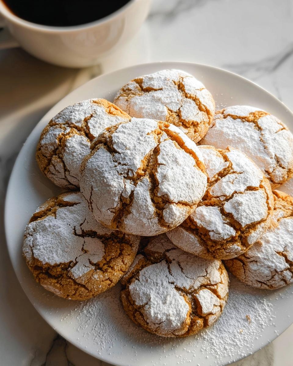 Cinnamon Coffee Crinkles - detail 3