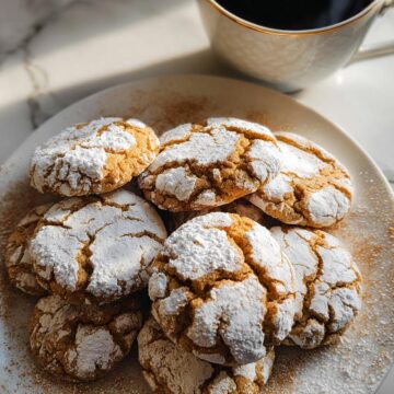 Cinnamon Coffee Crinkles