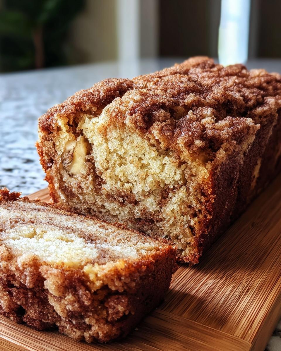 Cinnamon Crumb Banana Bread - detail 2
