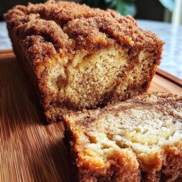 Cinnamon Crumb Banana Bread