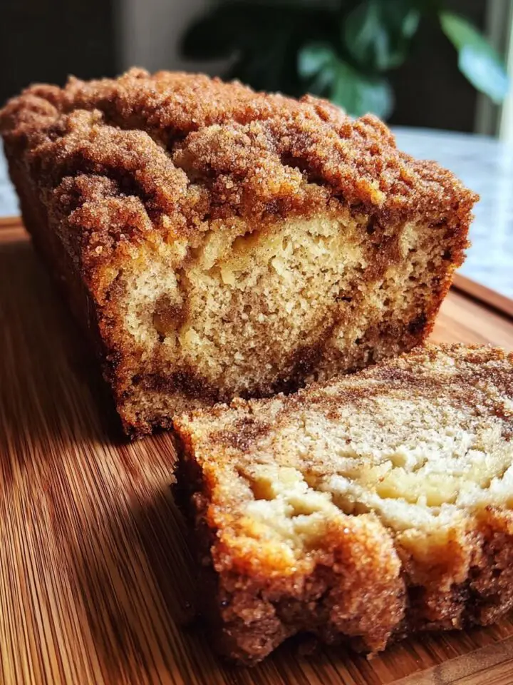 Cinnamon Crumb Banana Bread