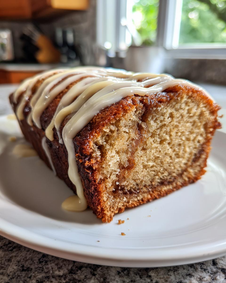 Cinnamon Roll Banana Bread - detail 2