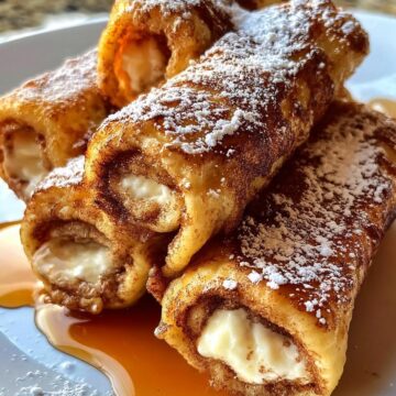 Cinnamon Roll French Toast Roll-Ups