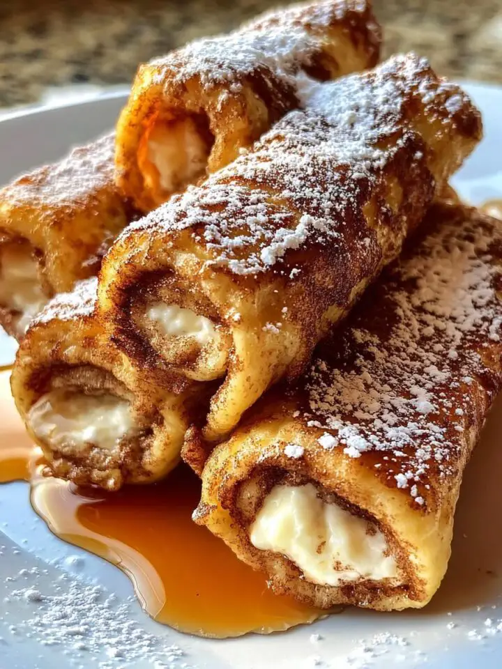 Cinnamon Roll French Toast Roll-Ups