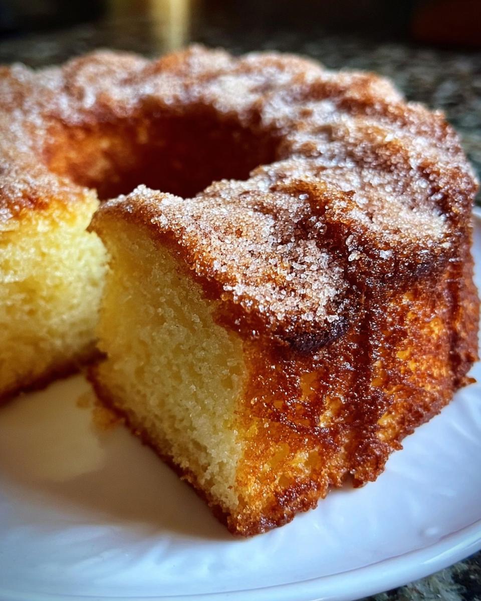 Cinnamon Sugar Yellow Cake - detail 1