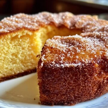 Cinnamon Sugar Yellow Cake