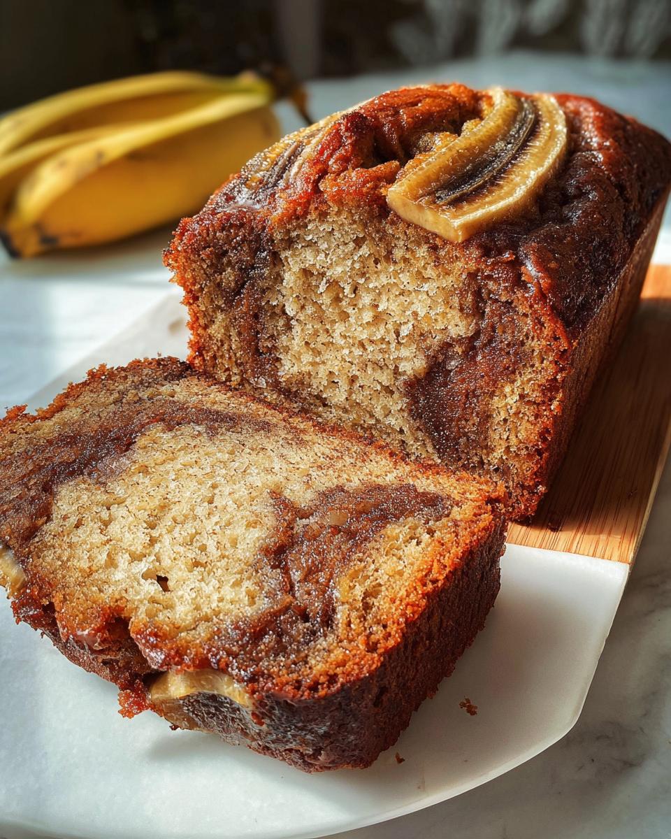 Cinnamon Swirl Banana Bread - detail 1