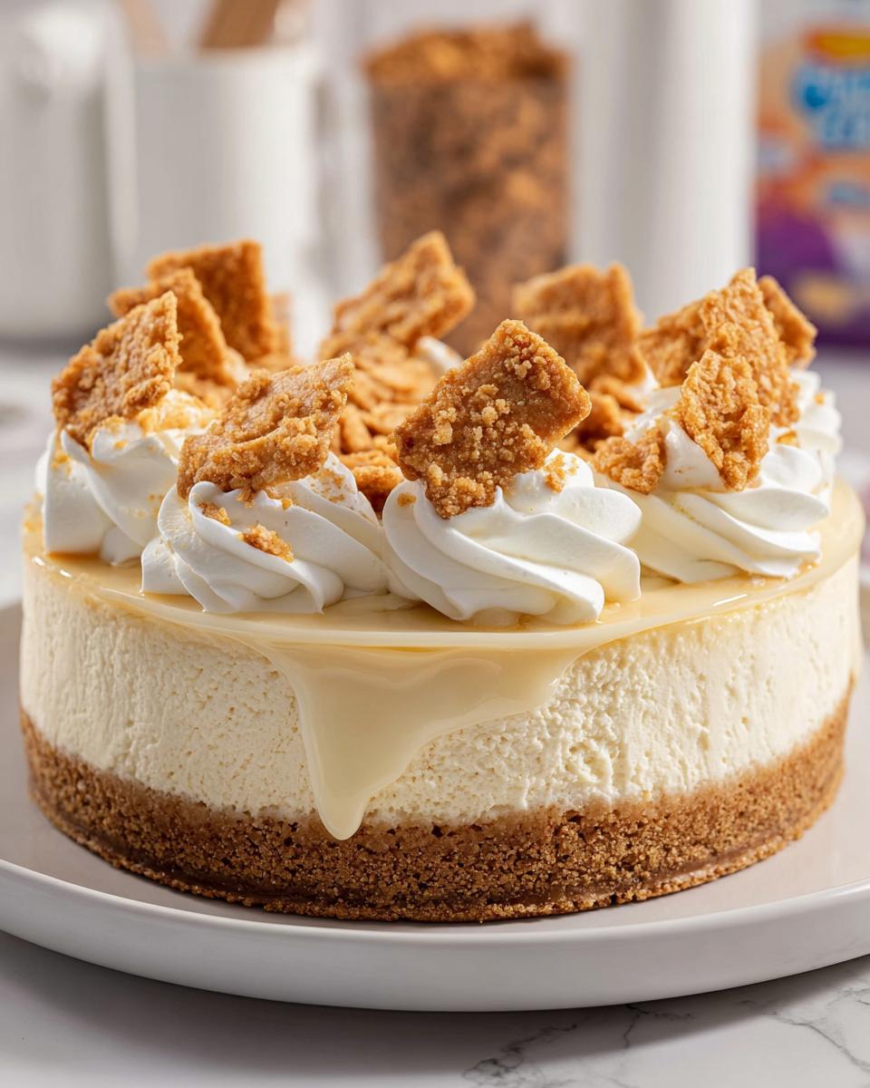 Cinnamon Toast Crunch Cheesecake - detail 2