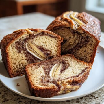 Classic Cinnamon Swirl Banana Bread