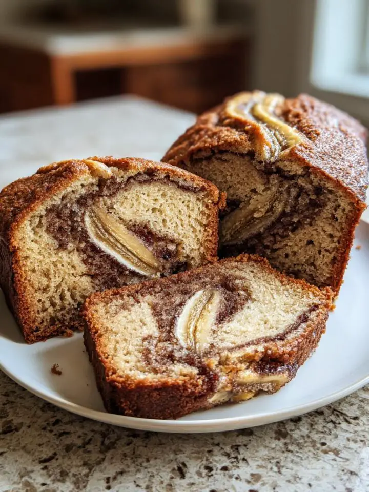 Classic Cinnamon Swirl Banana Bread