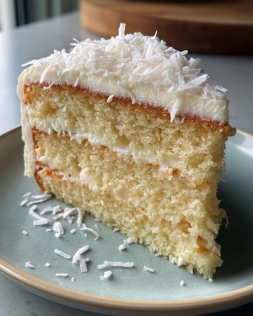 Coconut Cloud Cake - detail 1