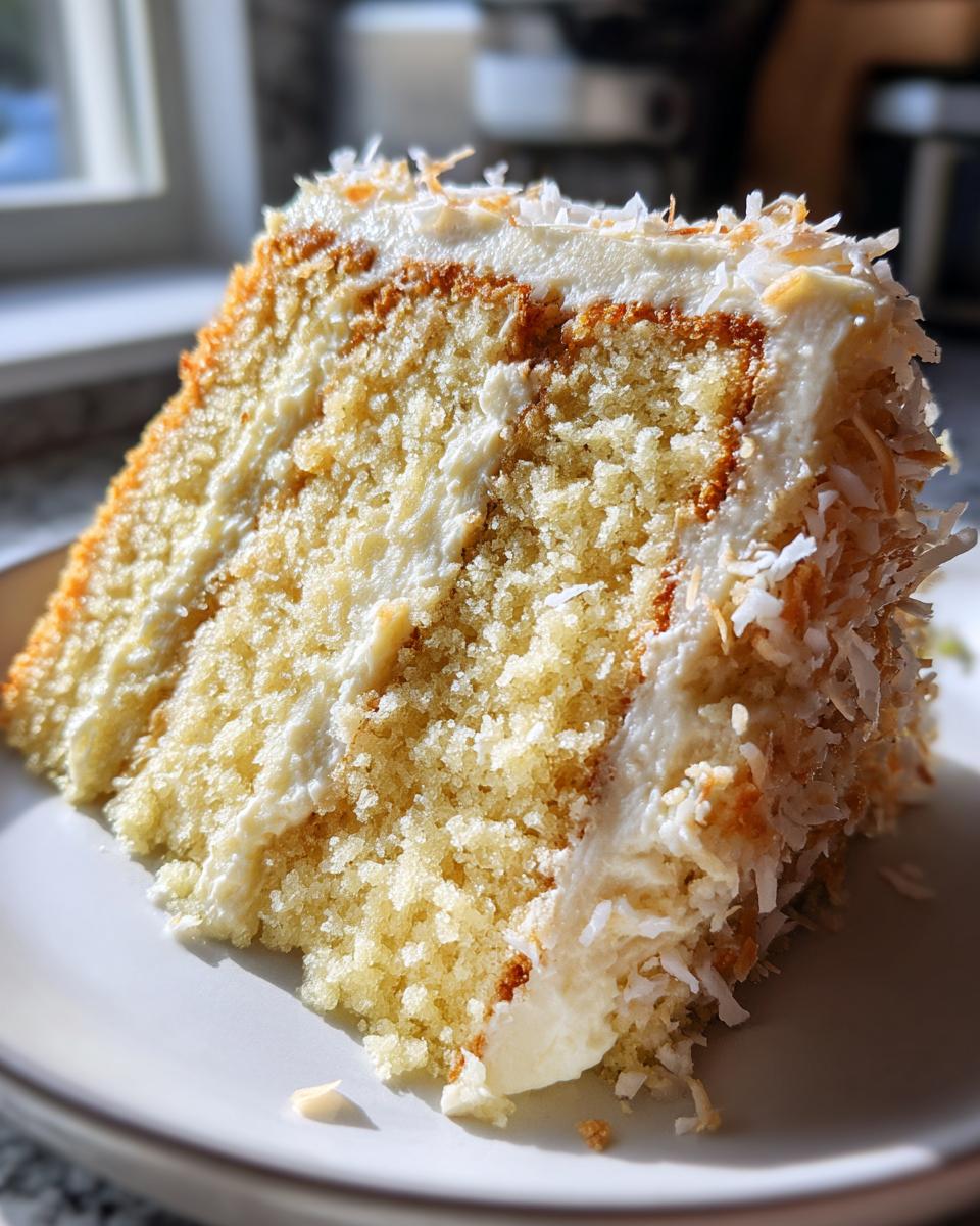 Coconut Cloud Cake - detail 3
