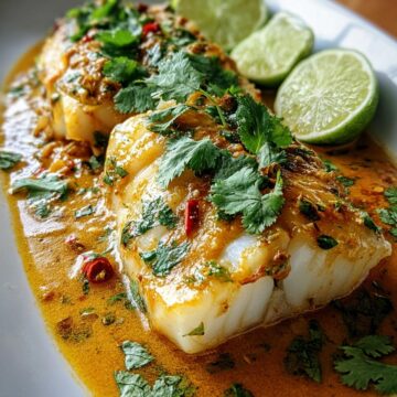 Coconut Curry Baked Cod