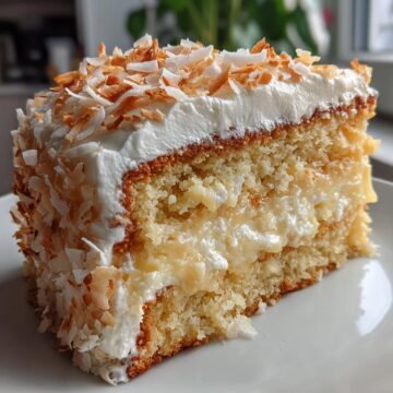 Coconut Custard Cake