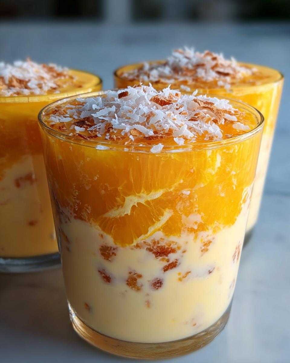 Coconut Orange Glow – Easy Creamy Citrus Dessert - detail 2