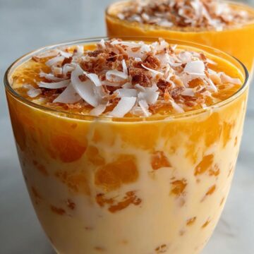 Coconut Orange Glow - Easy Creamy Citrus Dessert
