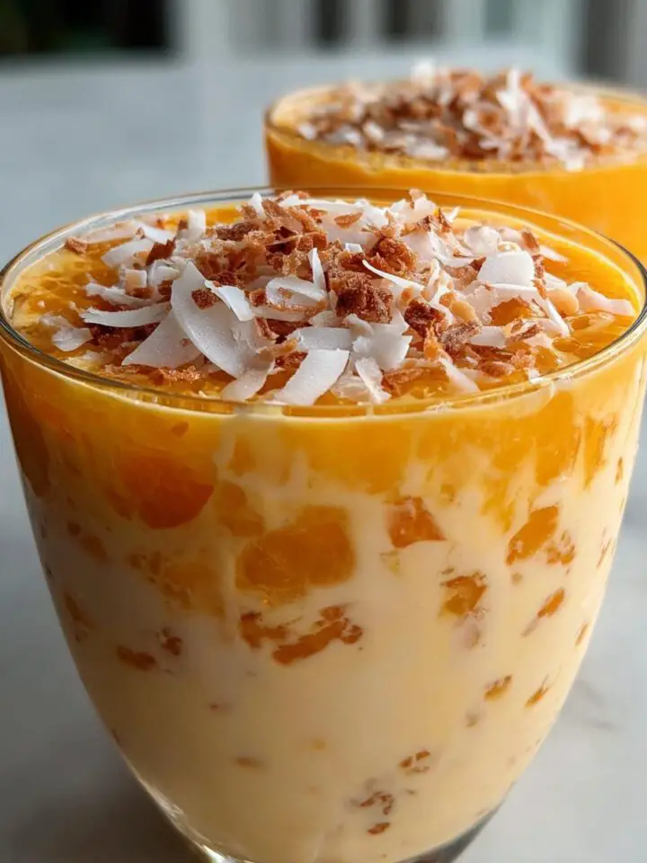 Coconut Orange Glow – Easy Creamy Citrus Dessert