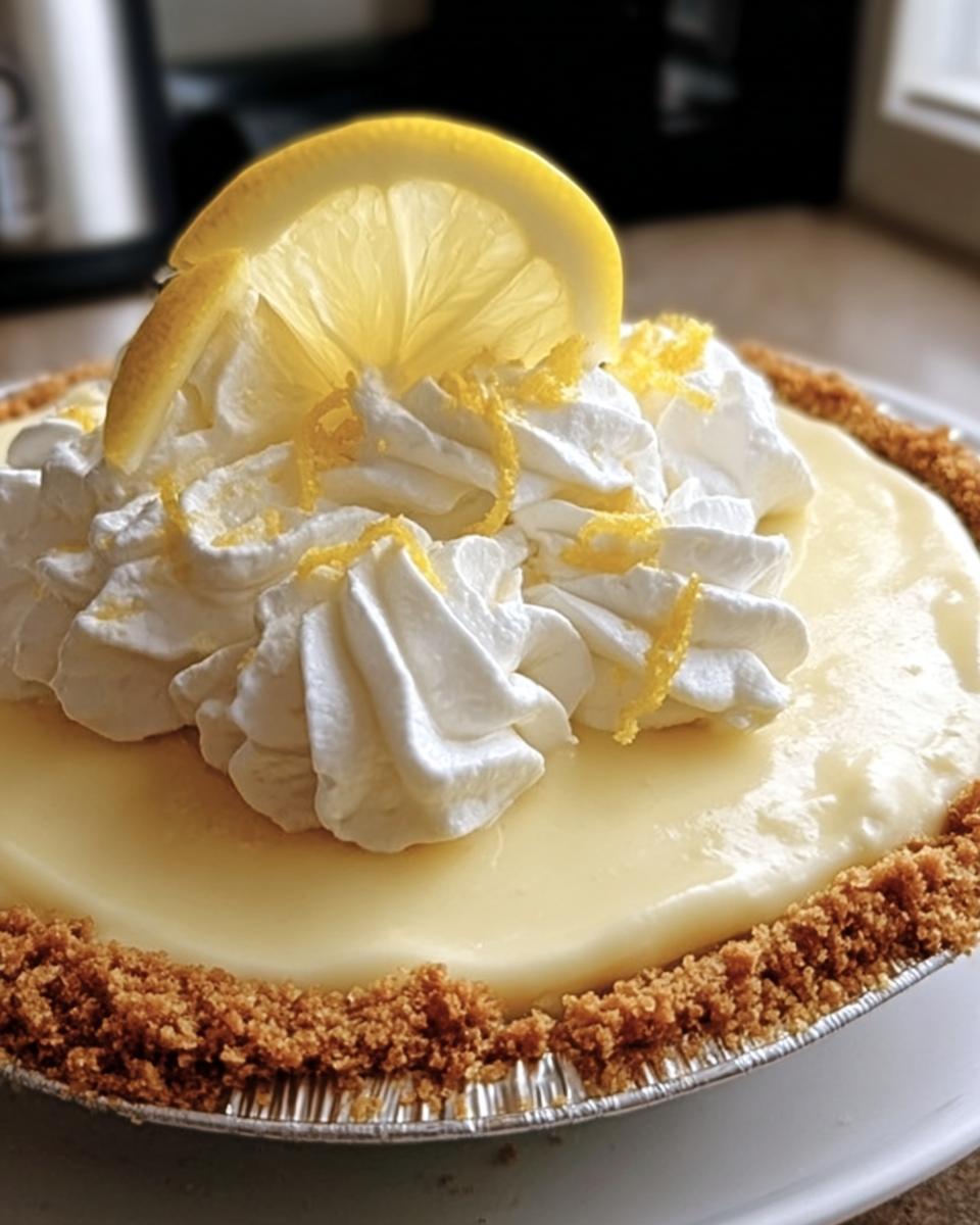 Condensed Milk Lemon Pie - detail 2