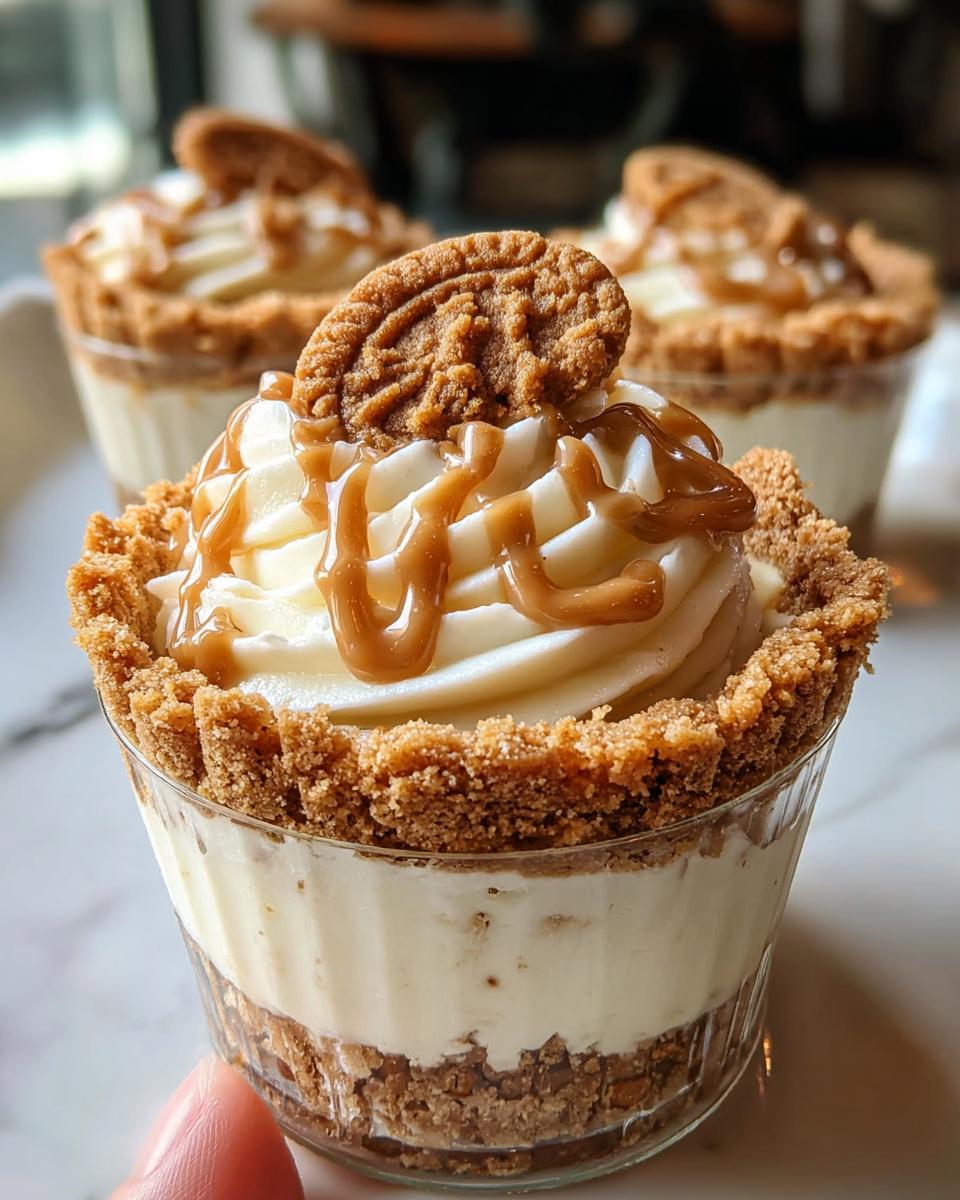 Cookie Butter Cheesecake Cups - detail 1