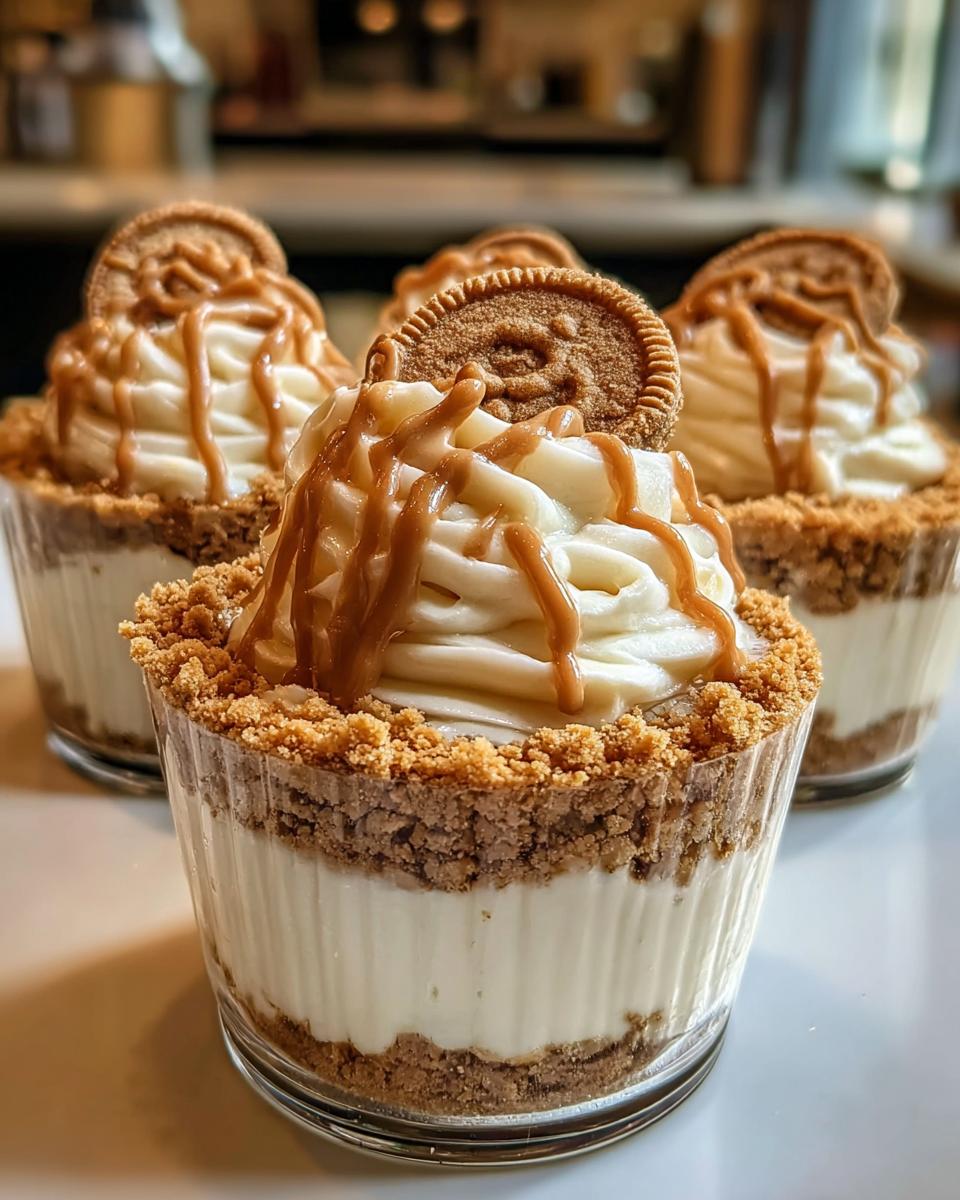Cookie Butter Cheesecake Cups - detail 2