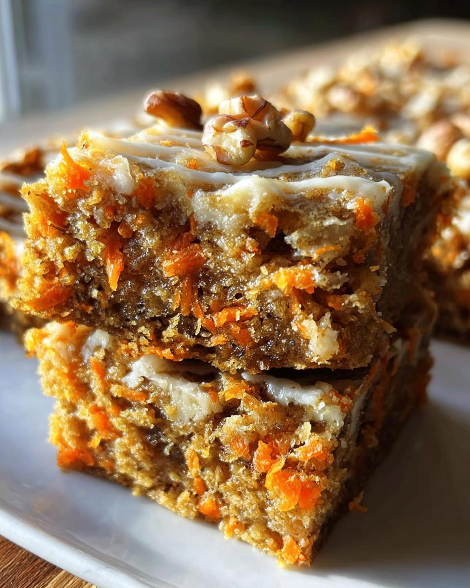 Cottage Cheese Carrot Cake Bars - detail 1